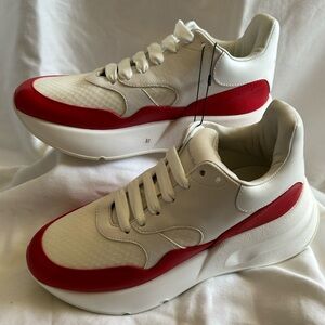 Alexander McQueen Oversized Runner in Nappa Calf Leather